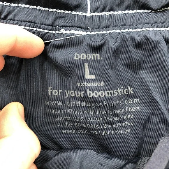 Birddogs Shorts Mens Large Light Gray Liner Zip Pocket Athletic Casual - Picture 5 of 10